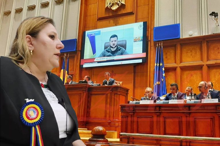 Zelenski a ajuns în România, dar nu va vorbi în Parlament de teama lui Şoşoacă