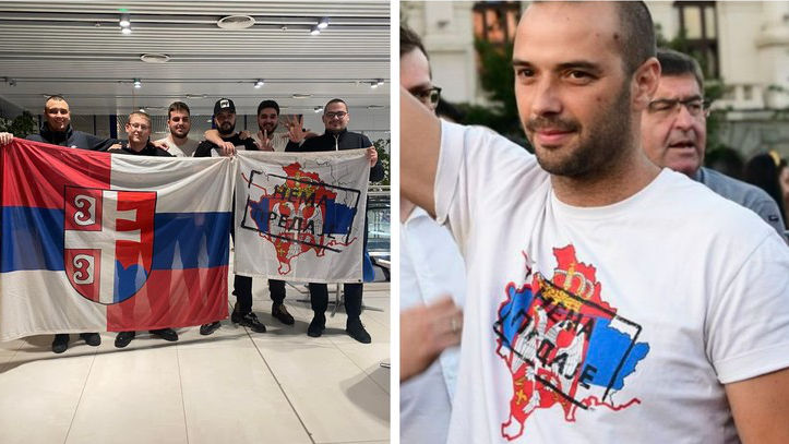 Şase dintre fanii sârbi, întorşi de pe aeroportul din Chişinău, făceau parte dintr-o grupare prorusă