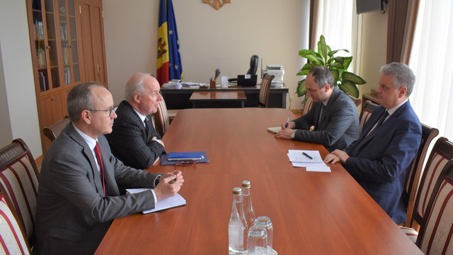Oleg Serebrian s-a întâlnit cu Ambasadorul Statelor Unite ale Americii la Chișinău