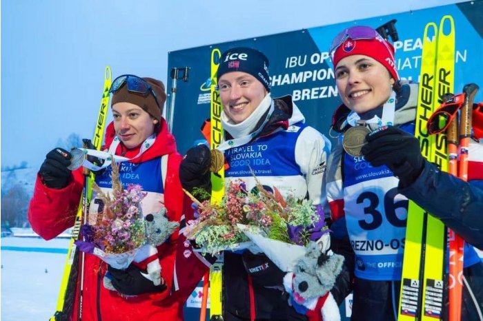 Alina Stremous este vicecampioană europeană la biatlon