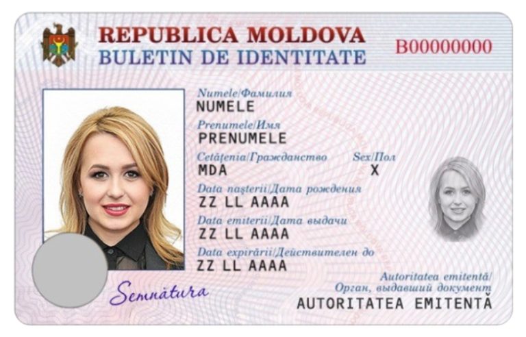 Primul buletin va fi gratuit pentru cetăţenii moldoveni