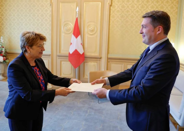 Ambasadorul R. Moldova în Elveţia şi-a prezentat scrisorile de acreditare