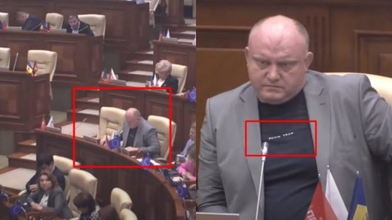 Vasile Bolea nu se mai fereşte de nimeni! Tricoul cu care a venit în Parlament spune totul