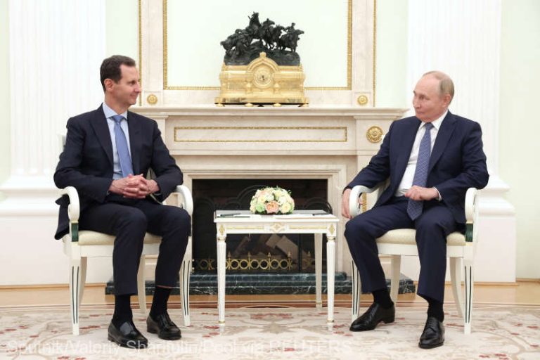 Putin l-a primit la Kremlin pe Bashar al-Assad