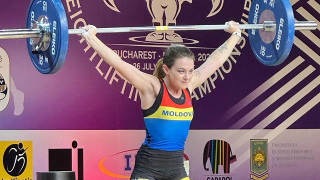 Ecaterina Grabucea a câștigat argintul la Campionatul European de Haltere