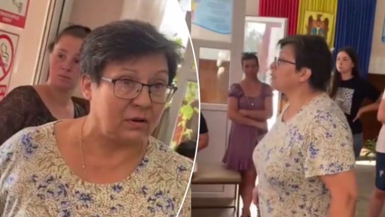 Directoarea liceului din Bubuieci s-a luat la harţă cu mama unui elev (VIDEO)