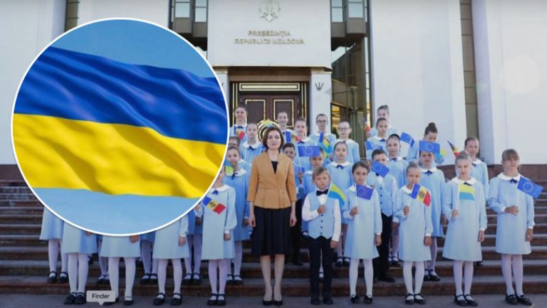 GAFĂ monumentală la Preşedinţie! Au pus steagul Ucrainei INVERS