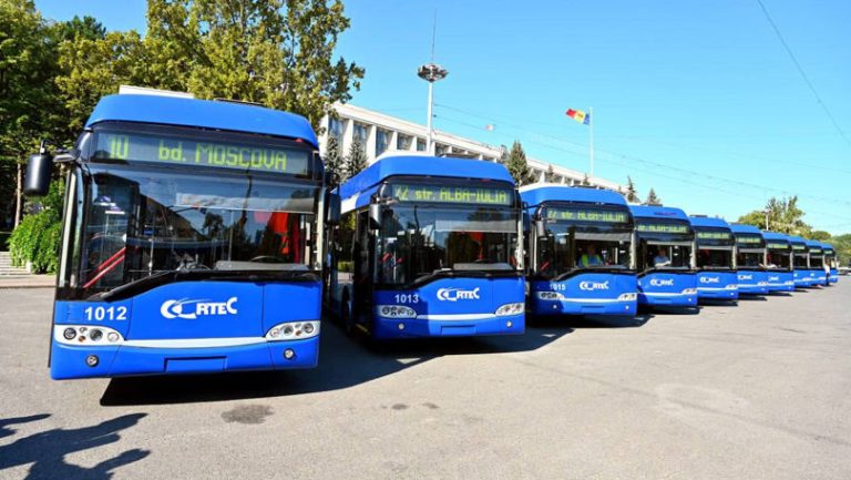 Circulația troleibuzelor pe străzile Pușkin și București a revenit la normal