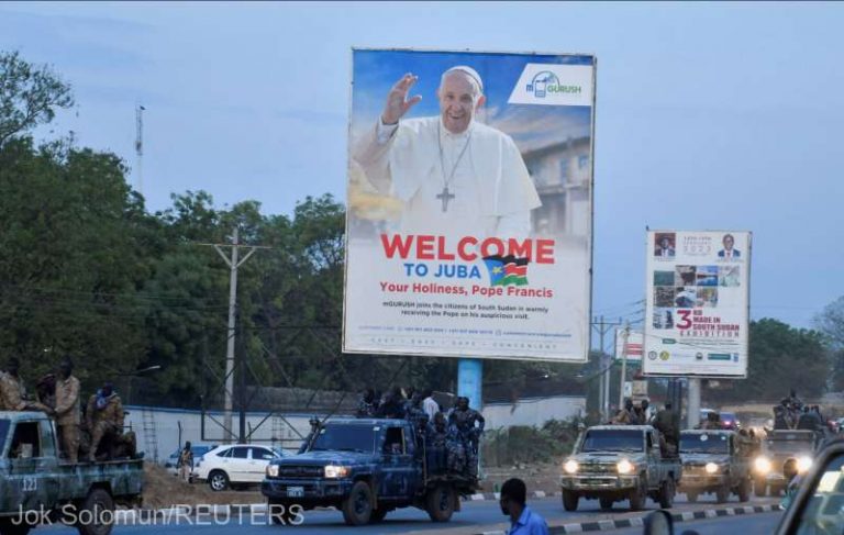 27 de persoane au fost ucise în violenţe produse în ajunul vizitei Papei Francisc în Sudanul de Sud