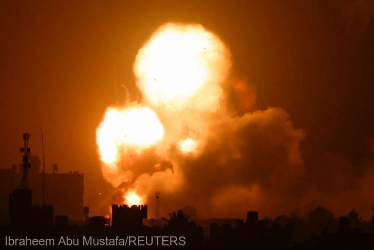Israelul a bombardat un ucomplex militar subteran al Hamas din Gaza