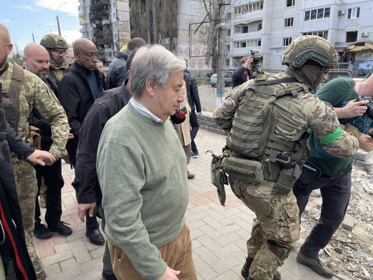 Antonio Guterres a ajuns în Ucraina: ‘Un război în secolul al XXI-lea este o absurditate!’