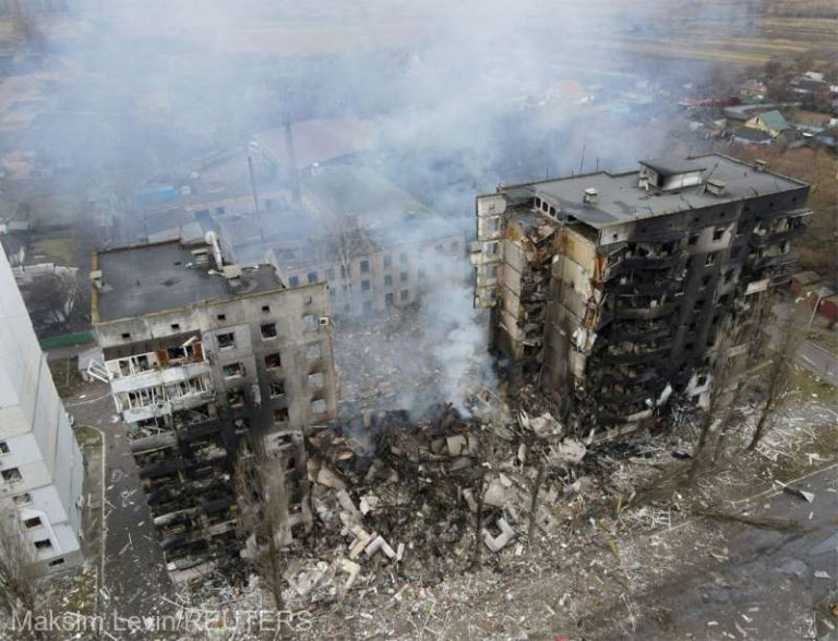41 de cadavre recuperate până acum în complexele de apartamente din Borodianka