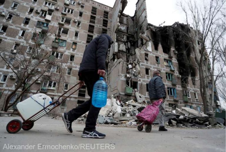 4.553 de persoane au fost evacuate din oraşele ucrainene prin coridoarele umanitare sâmbătă
