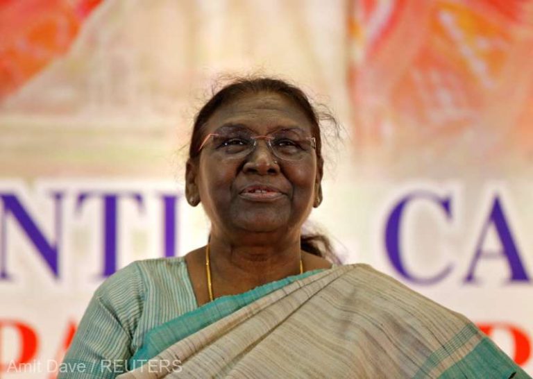 Droupadi Murmu, prima preşedintă a Indiei provenită dintr-un trib