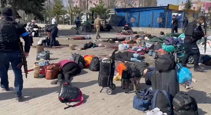 Evacuările din Kramatorsk s-au mutat într-o gară din vecinătate (primar)