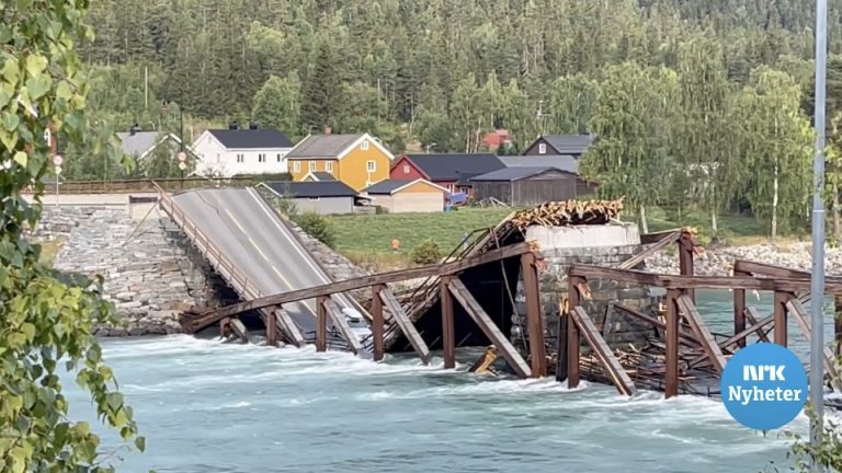 Prăbuşirea podului rutier în sudul Norvegiei NU s-a soldat cu victime