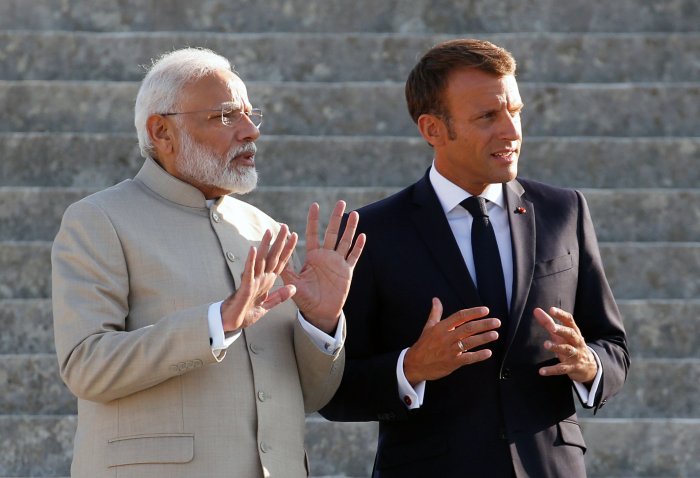 Prim-ministrul indian Narendra Modi, invitat de onoare la un dineu la Muzeul Luvru de Emmanuel Macron