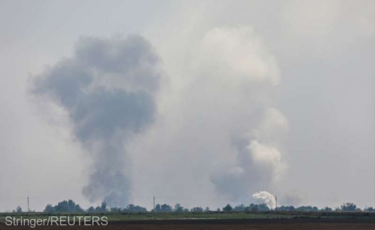 Un depozit rusesc de muniţie în apropiere de graniţa cu Ucraina a luat foc. Un oficial dă vina pe temperaturile ridicate
