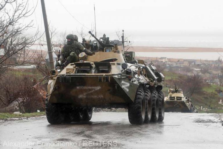 Trupele ruse se concentrează pe oraşele din regiunea Lugansk