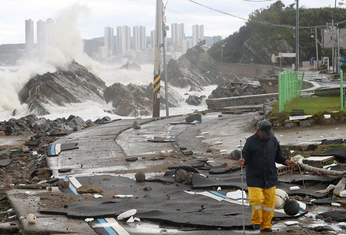 Bilanţul taifunului Hinnamnor a urcat la 10 morţi în Coreea de Sud