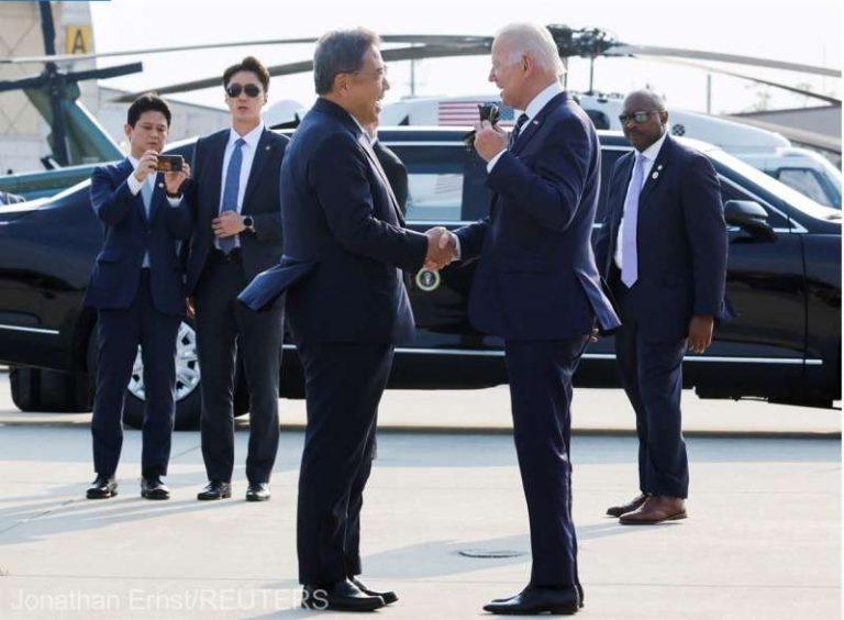 Joe Biden a ajuns în Coreea de Sud