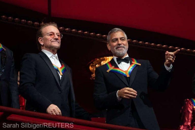 George Clooney şi U2 printre premianţii Centrului Kennedy din Washington