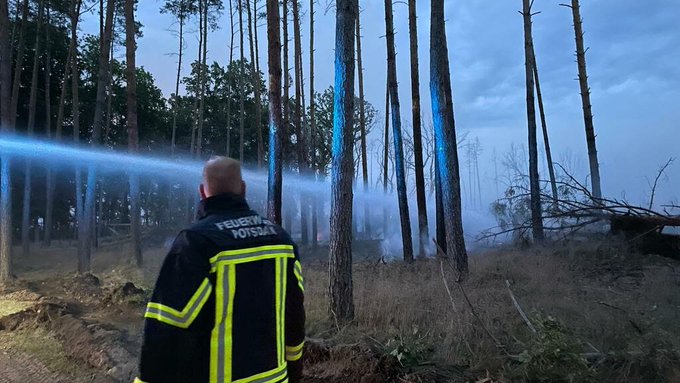 Incendiul din Munţii Harz este în continuare activ