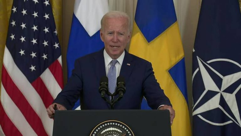 Biden a parafat ratificarea aderării Finlandei şi Suediei la NATO (VIDEO)