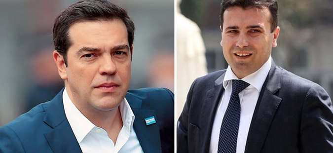 Denumirea pentru Macedonia: Convorbiri telefonice între Alexis Tsipras şi Zoran Zaev