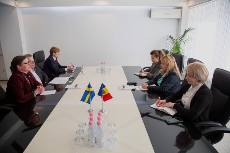 Anca Dragu a avut o întrevedere cu ambasadoarea Suediei în Republica Moldova
