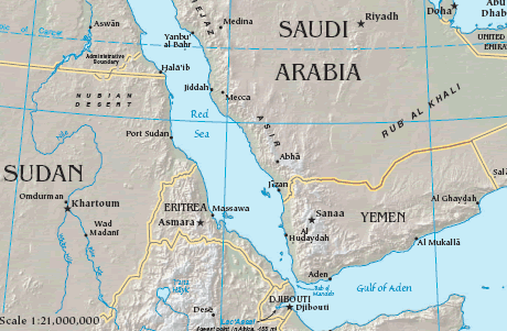 Arabia Saudită suspendă temporar tranzitul navelor petroliere prin strâmtoarea Bab al-Mandeb