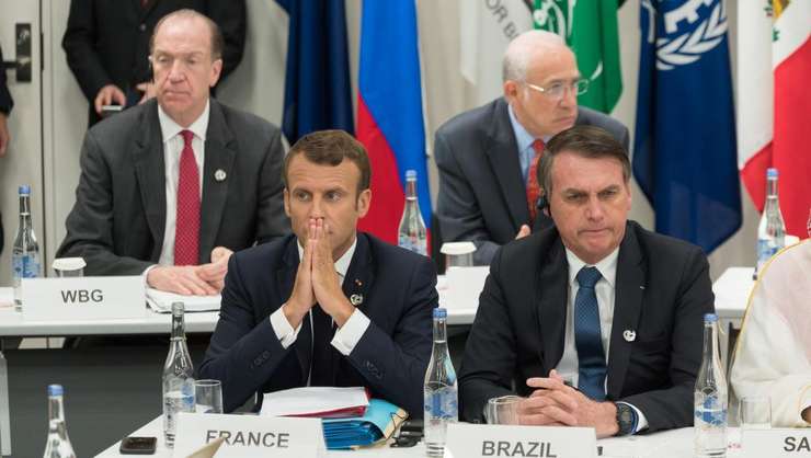 Bolsonaro cere ca Macron ‘să-şi retragă insultele’ înainte de a discuta despre un ajutor din partea G7