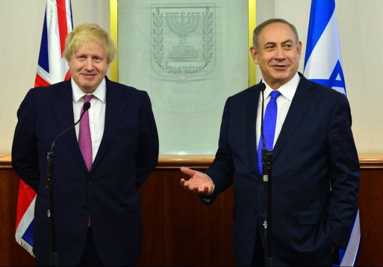 Boris Johnson vorbește despre anexările israeliene în Cisiordania