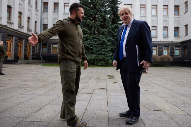 Boris Johnson, la Kiev pentru Ziua Independenţei