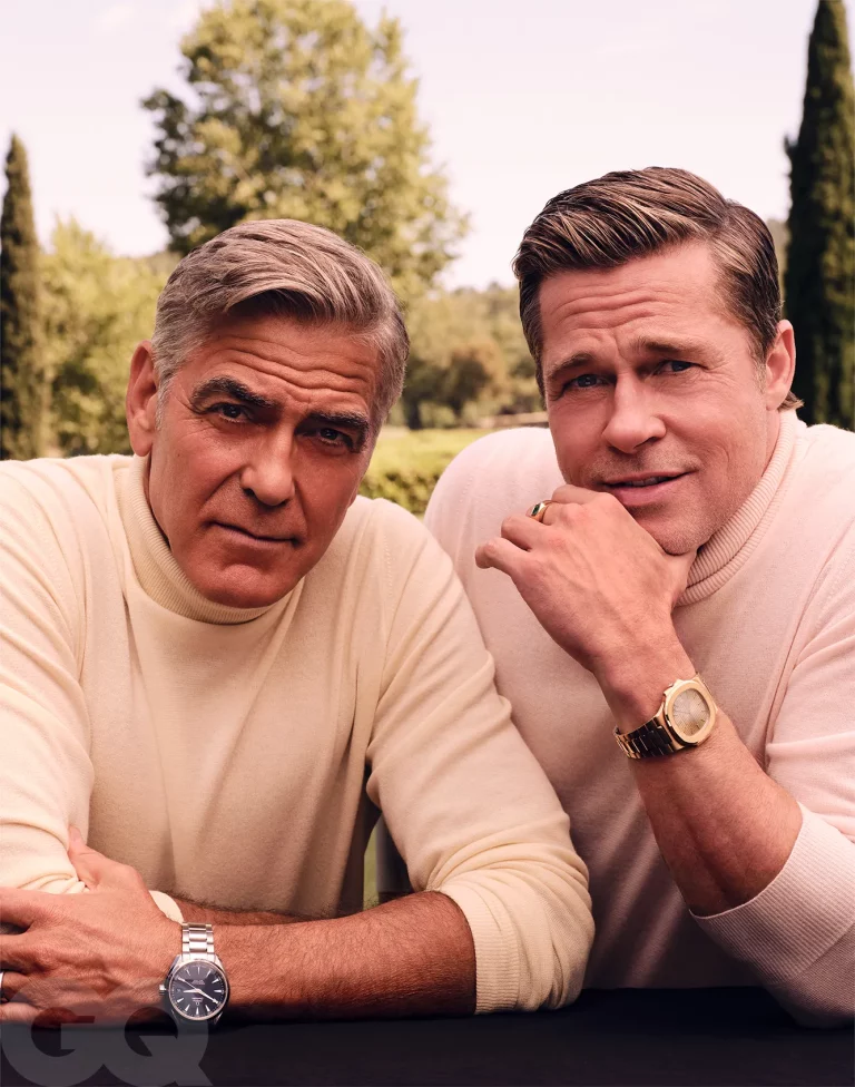 Festivalul de Film de la Veneţia: George Clooney şi Brad Pitt promovează noul lor lungmetraj, ‘Wolfs’