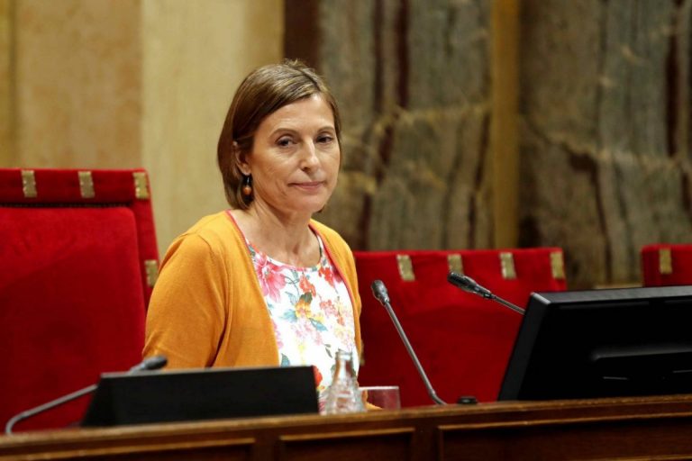 Carme Forcadell, președinta parlamentului catalan a fost eliberată pe cauțiune