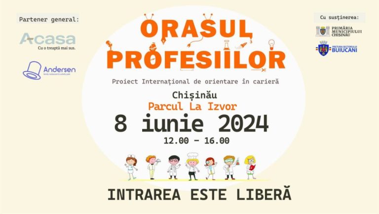 Copiii din Chișinău vor avea ocazia să urce în troleibuzul turistic la evenimentul „Orașul Profesiilor”