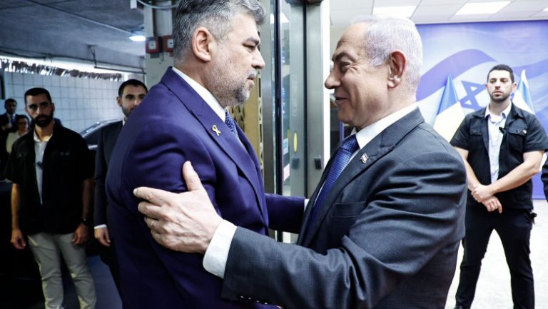 Ciolacu a fost primit de Netanyahu: România și Guvernul susţin dreptul Israelului la autoapărare