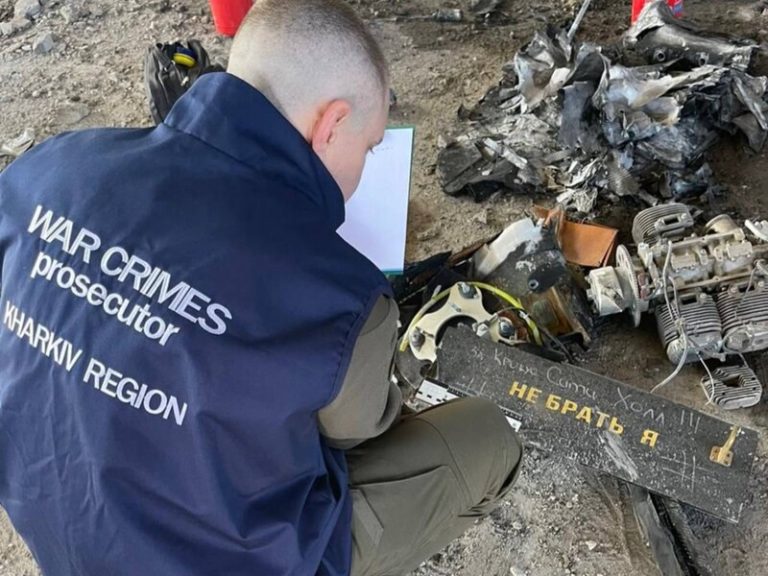 Pe dronele care au atacat Harkov, rușii au făcut o inscripție Crocus, pentru care ISIS a revendicat atacul terorist