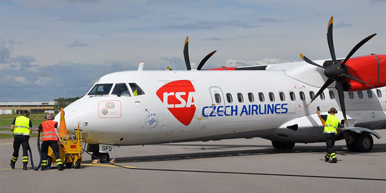 Un avion de pasageri al companiei Czech Airlines, evacuat din cauza detectării de fum în cabină