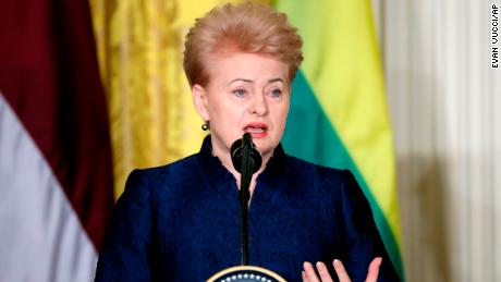 Președinta Lituaniei subliniază rolul NATO: ‘Să evite tensiunile și acțiunile unilaterale’