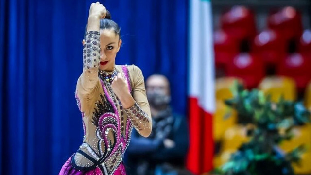 Daniela Mogurean, gimnastă originară din Republica Moldova, a câștigat bronzul pentru Italia la JO de la Paris