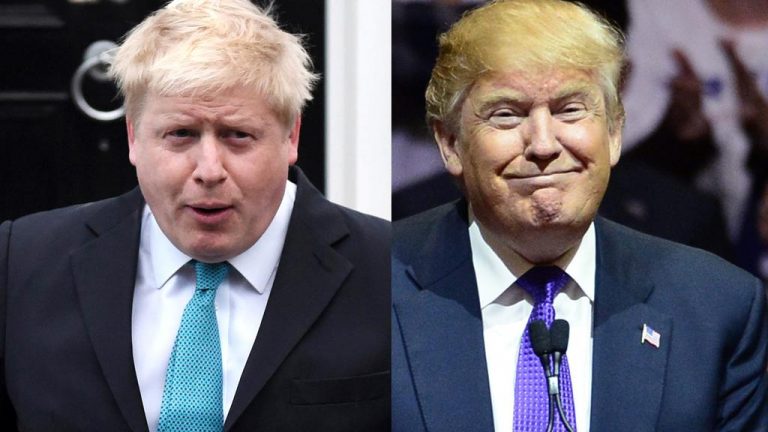 În plină campanie electorală în UK, Boris Johnson s-a întâlnit în maximă discreţie cu Trump