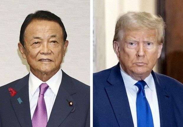 Donald Trump se va întâlni la New York cu fostul premier japonez Taro Aso