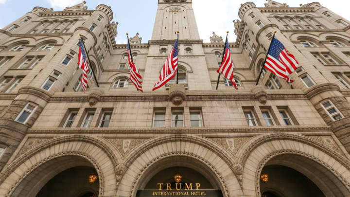 Hotelul lui Trump din Washington a pierdut milioane de dolari în timpul mandatului său de preşedinte