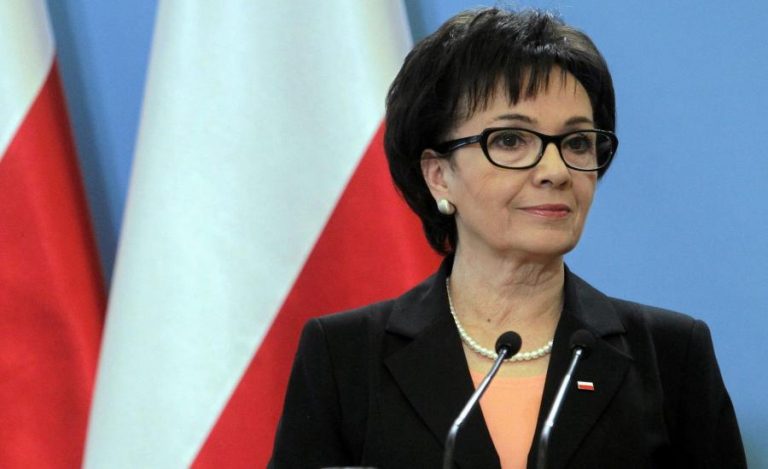Ministrul polonez de interne, aleasă preşedinte al Camerei inferioare a parlamentului