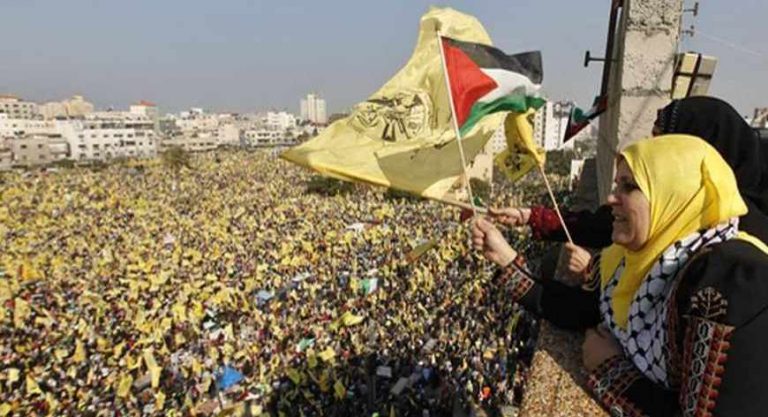 Rară manifestaţie a mişcării Fatah în Fâşia Gaza