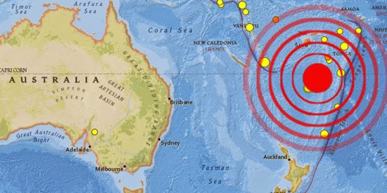 Cutremur de 6,8 grade în apropiere de insula Ndoi din arhipelagul Fiji (USGS)
