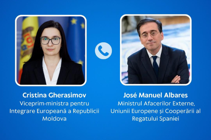 Cristina Gherasimov a avut o convorbire telefonică cu José Manuel Albares, ministrul Afacerilor Externe, Uniunii Europene și Cooperării al Regatului Spaniei