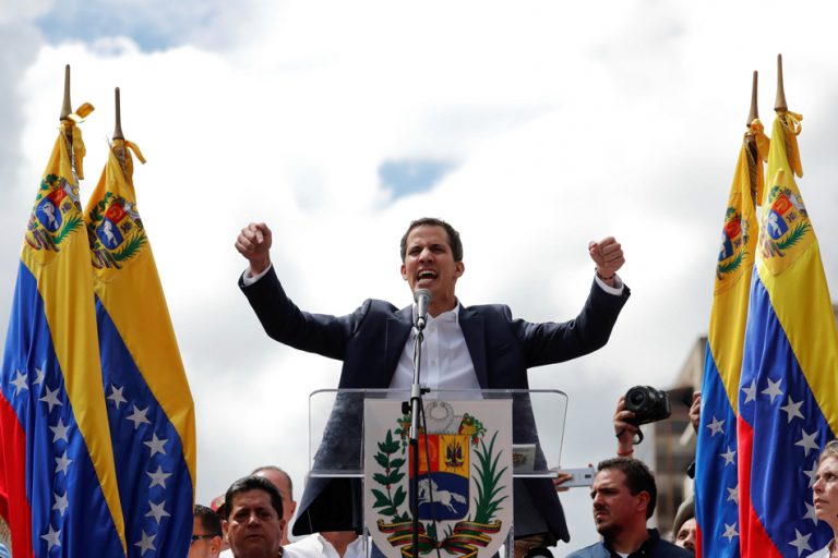 Guaido face apel la ‘cea mai mare manifestaţie din istoria’ Venezuelei pe 1 Mai
